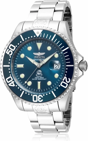 Invicta Men's 18160 Pro Diver Analog Display Japanese Automatic Silver Watch