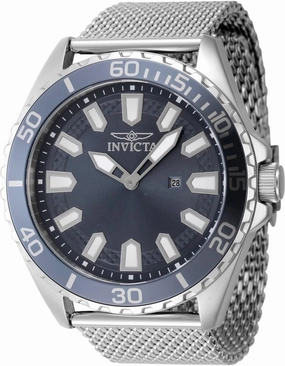 Invicta Men's Pro Diver 46mm Stainless Steel Quartz Watch, Silver (Model: 46901)