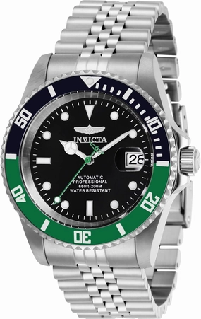 Invicta Men's Pro Diver Automatic Watch with Stainless Steel Band, Silver (Model: 29177)