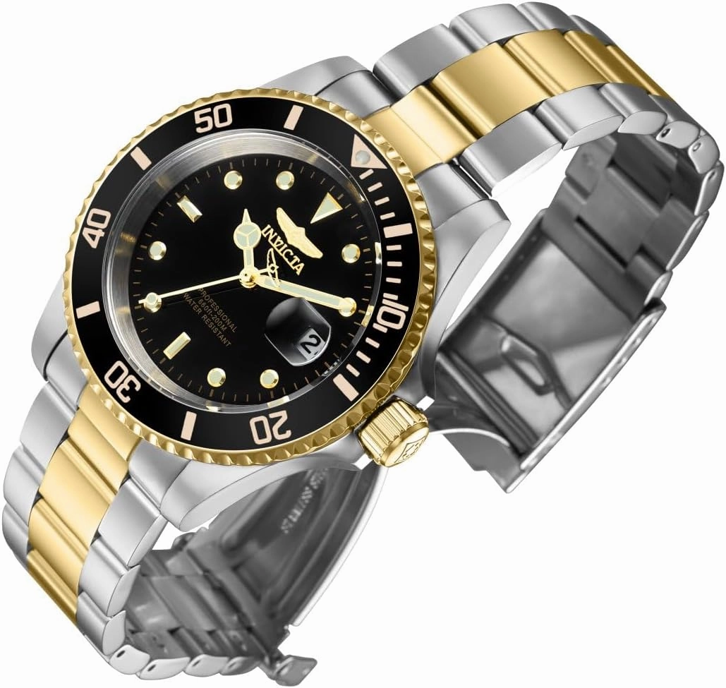 Invicta Men's Pro Diver Quartz Watch with Stainless Steel Strap