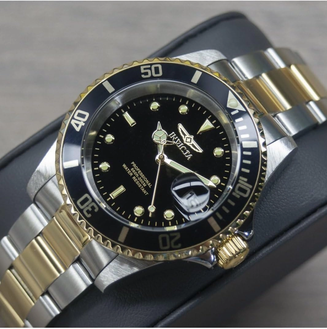 Invicta Men's Pro Diver Quartz Watch with Stainless Steel Strap