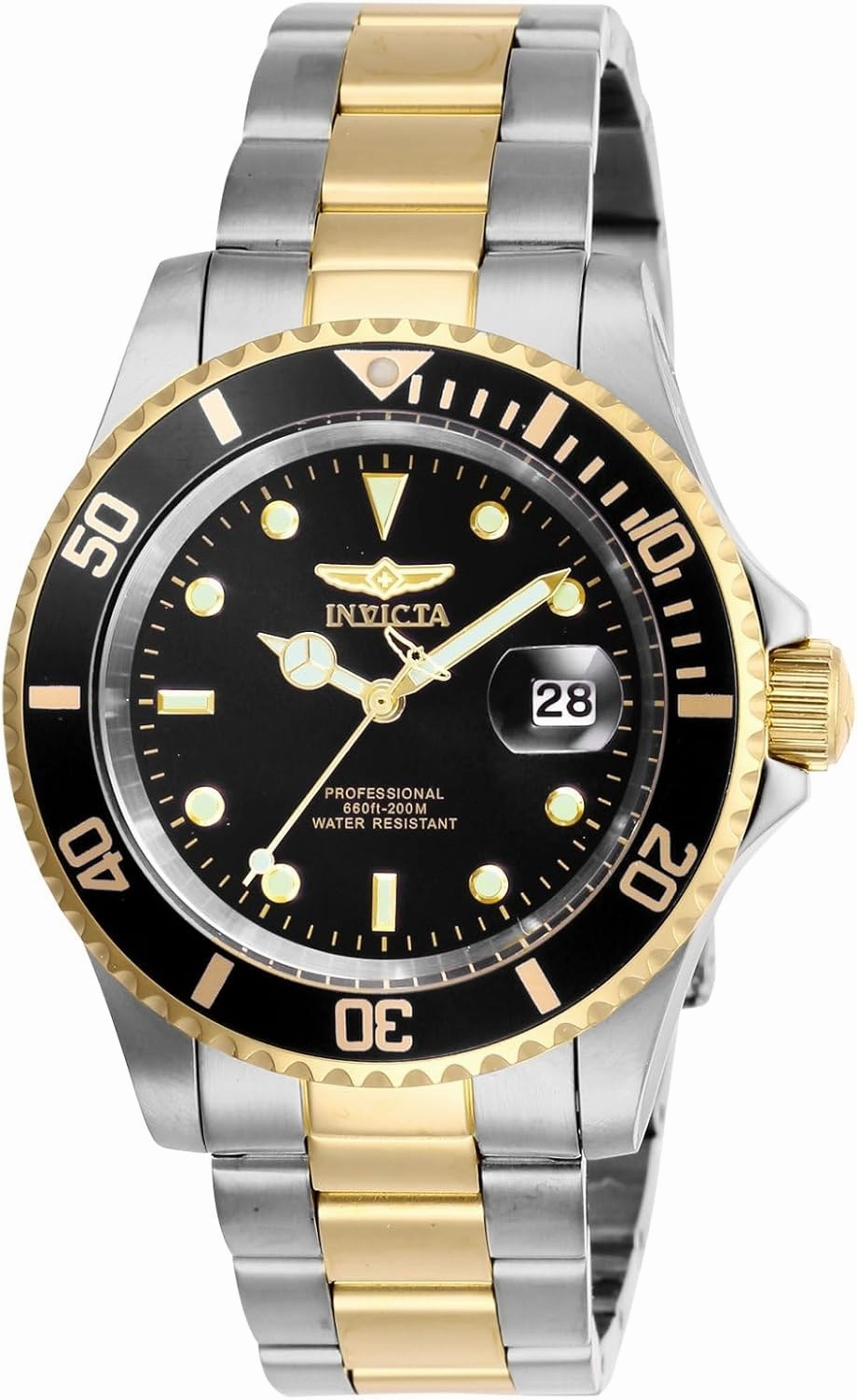 Invicta Men's Pro Diver Quartz Watch with Stainless Steel Strap