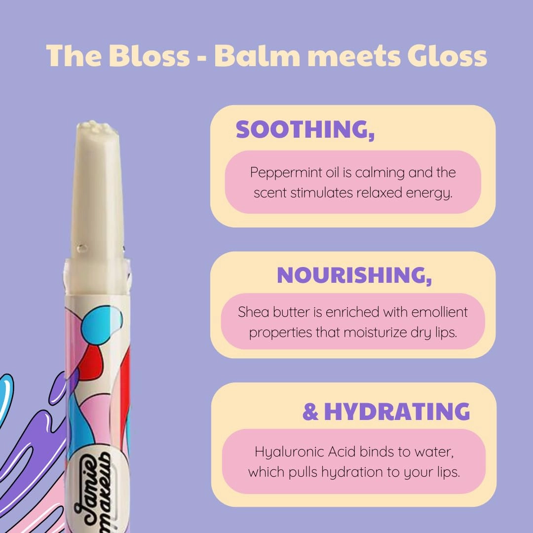 Jamie Makeup Lip Balm and Gloss Hybrid - The Bloss (The Clear One)