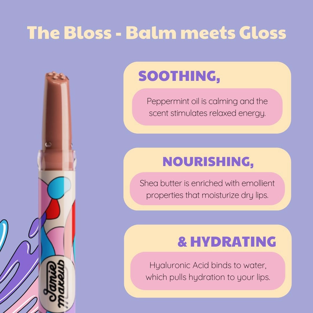 Jamie Makeup Lip Balm and Gloss Hybrid - The Bloss (The Nude One)
