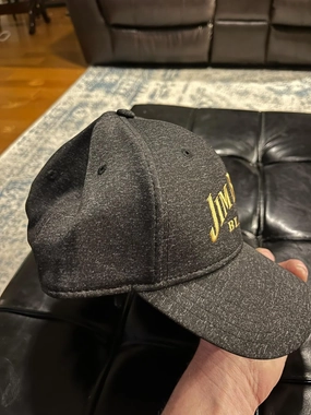Jim Beam Black Signature Baseball Hat with Embroidered Logo, Adjustable