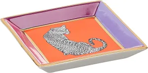 Jonathan Adler Safari Square Porcelain Tray, One Size, Multi