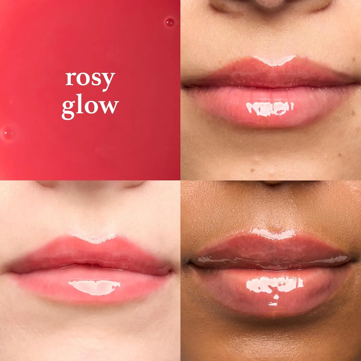 Julep So Plush Lip Oil, Hydrating Lip Treatment, Sheer Color & High-Shine Finish, Infused With Jojoba Oils, Apricot and Avocado, Vegan & Cruelty-free, Rosy Glow