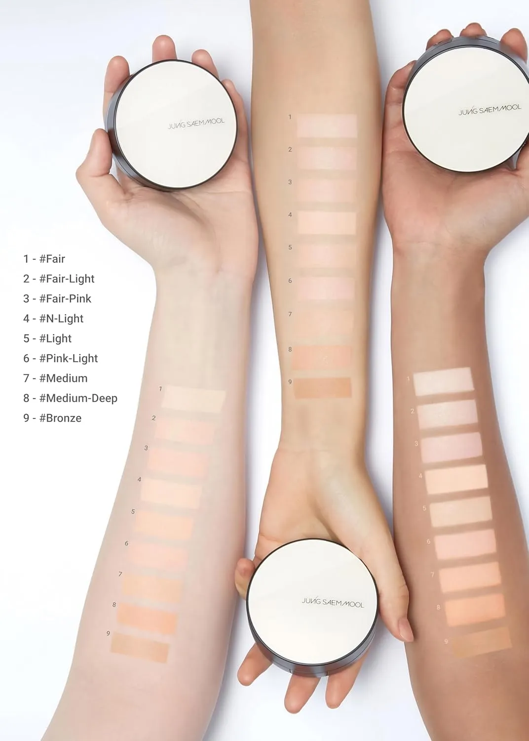 [JUNGSAEMMOOL OFFICIAL] Essential Skin Nuder Cushion (Medium) | Refill not Included | Foundation Makeup | Natural Finish | Buildable Coverage | Korean Makeup Artist Brand | Cream Foundation