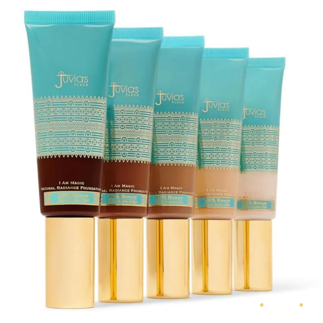 Juvia's Place I Am Magic Natural Radiance Foundation - 230Malawi - Full Coverage Liquid Foundation Makeup for Dry, Mature, Aging, and Combination Skin - Lightweight Longwear Base with Radiant Finish