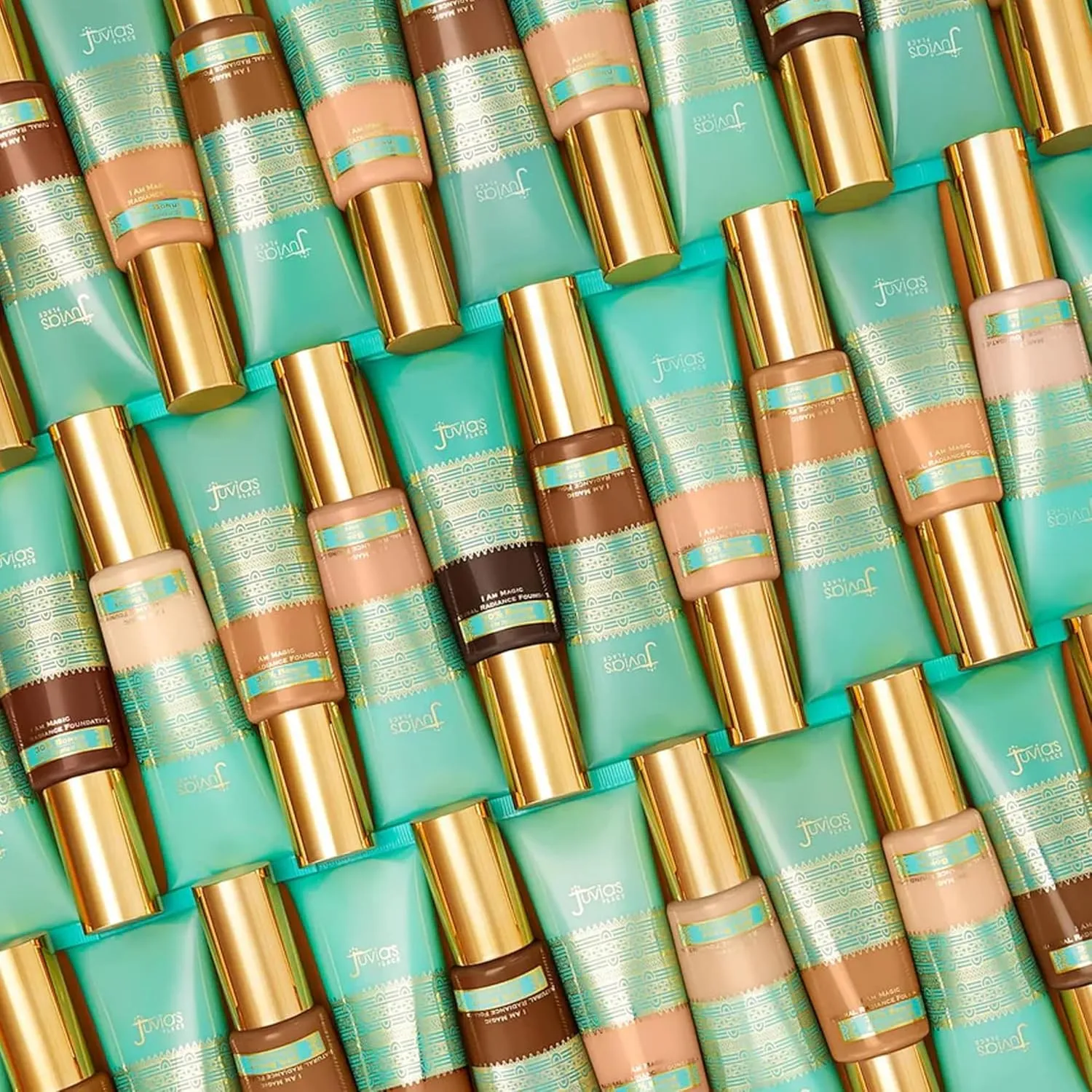 Juvia's Place I Am Magic Natural Radiance Foundation - 550Martiniqe- Full Coverage Liquid Foundation Makeup for Dry, Mature, Aging, and Combination Skin - Lightweight Longwear Base with Radiant Finish
