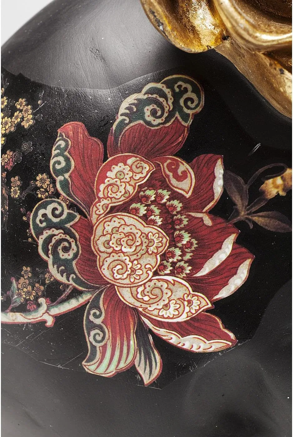 カレ(KARE) Genuine Carre Flower Skull, 8.7 inches (22 cm), Deco Object, Flower Skull, 8.7 inches (22 cm)