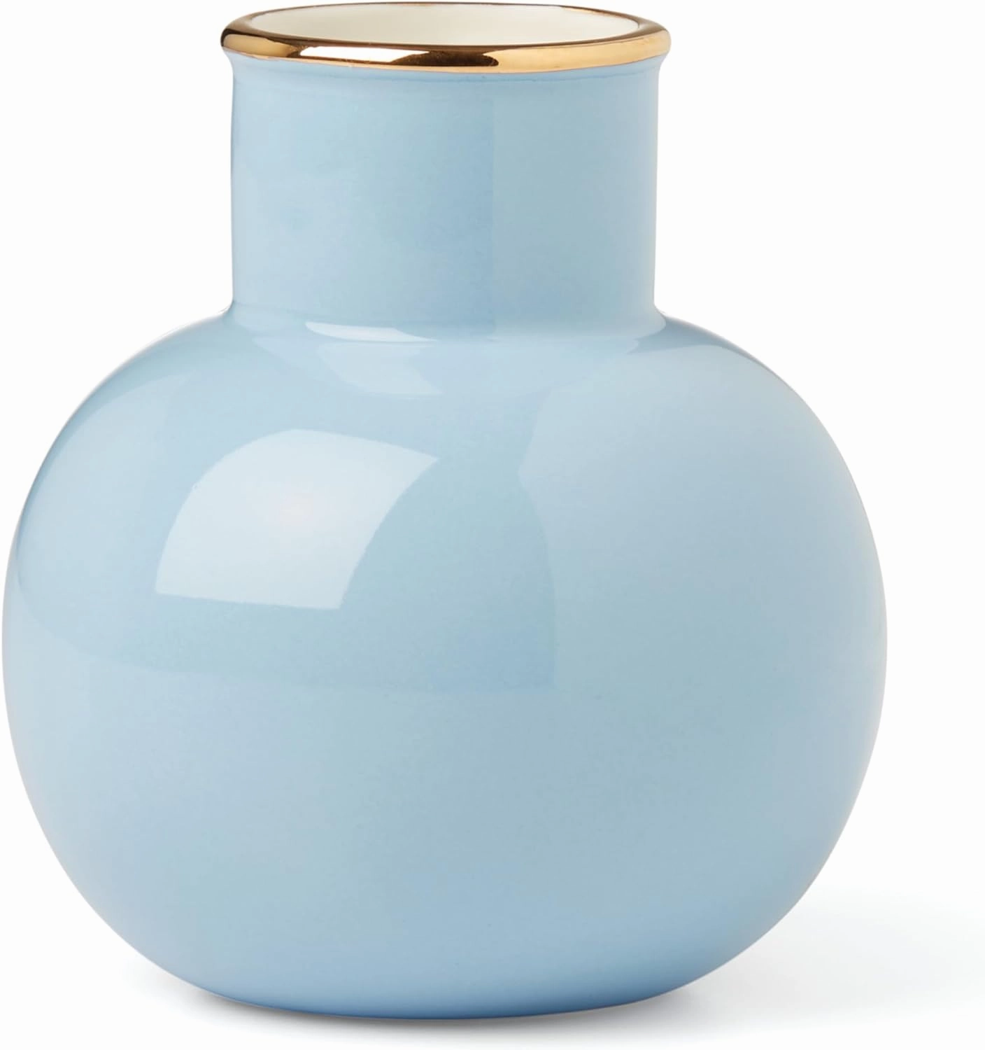Kate Spade New York Blue Make It Pop Small Vase, 0.68