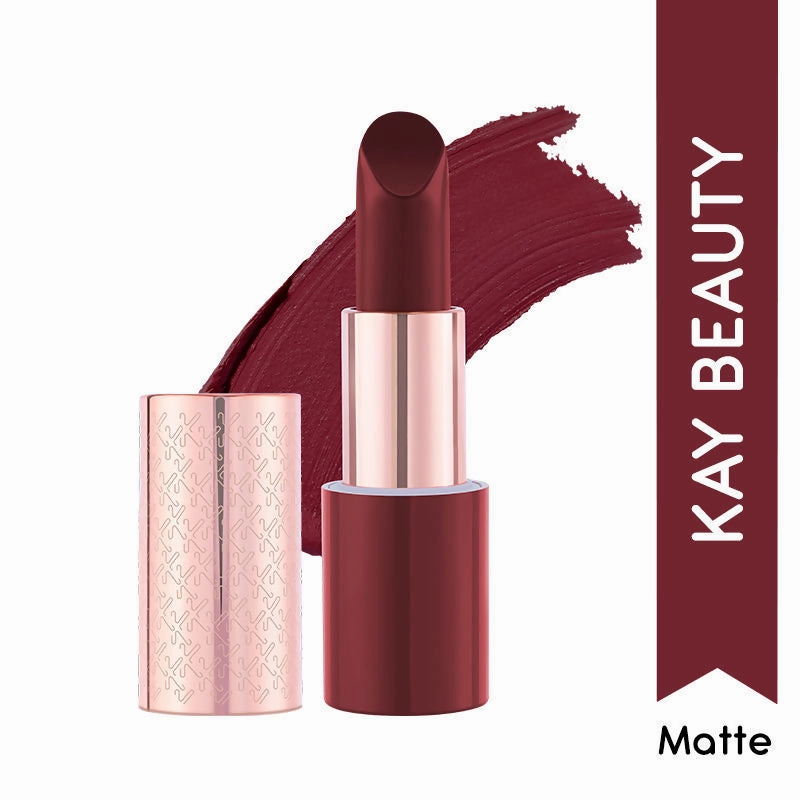 Kay Beauty By Katrina Kaif Matte Drama Long Stay Lipstick - Retro