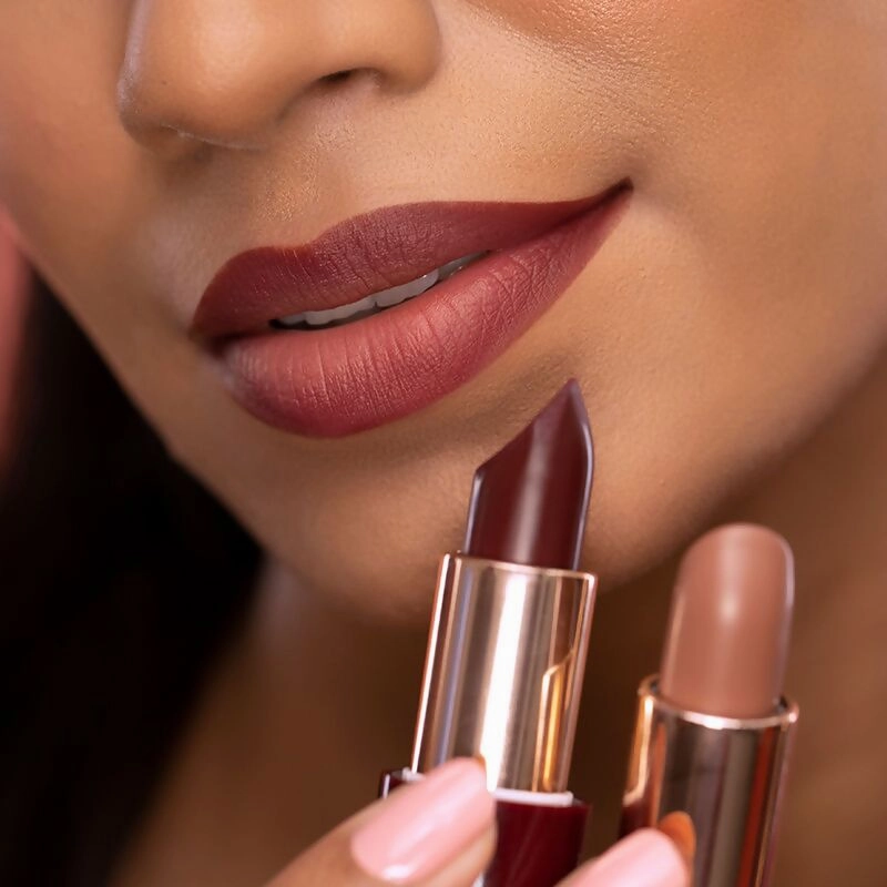 Kay Beauty By Katrina Kaif Matte Drama Long Stay Lipstick - Retro