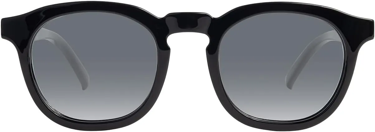 Kolo Webster Premium Italian Sunglasses, Classic Square-Shaped Style, Black
