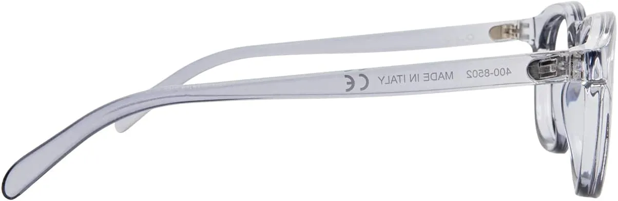 Kolo Webster Premium Italian Sunglasses, Classic Square-Shaped Style, Crystal Grey