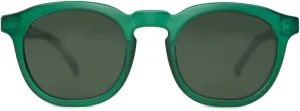 Kolo Webster Premium Italian Sunglasses, Classic Square-Shaped Style, Green