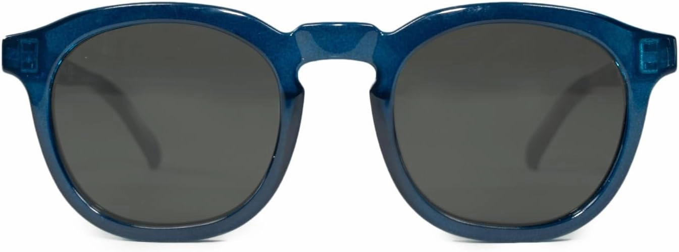 Kolo Webster Premium Italian Sunglasses, Classic Square-Shaped Style, Blue