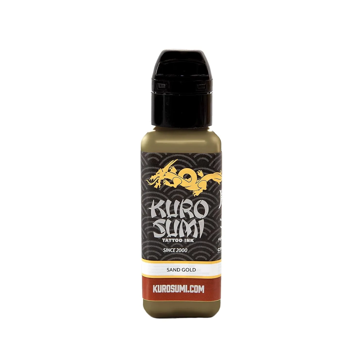 Kuro Sumi Sand Gold, Vegan Friendly, Professional Ink 1.5oz