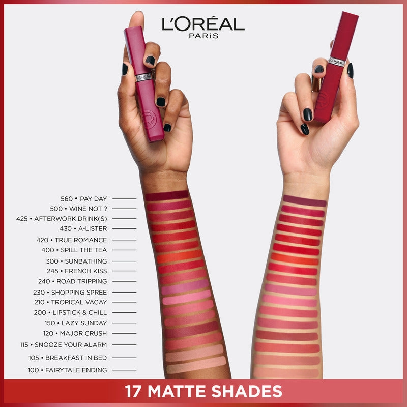L'Oréal Paris Infallible Le Matte Resistance Liquid Lipstick - 230 Shopping Spree