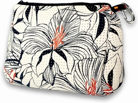 Large Makeup Bag with Zipper - Waterproof Neoprene Cosmetic Bag 7.7 x 10.75 x 5 inches