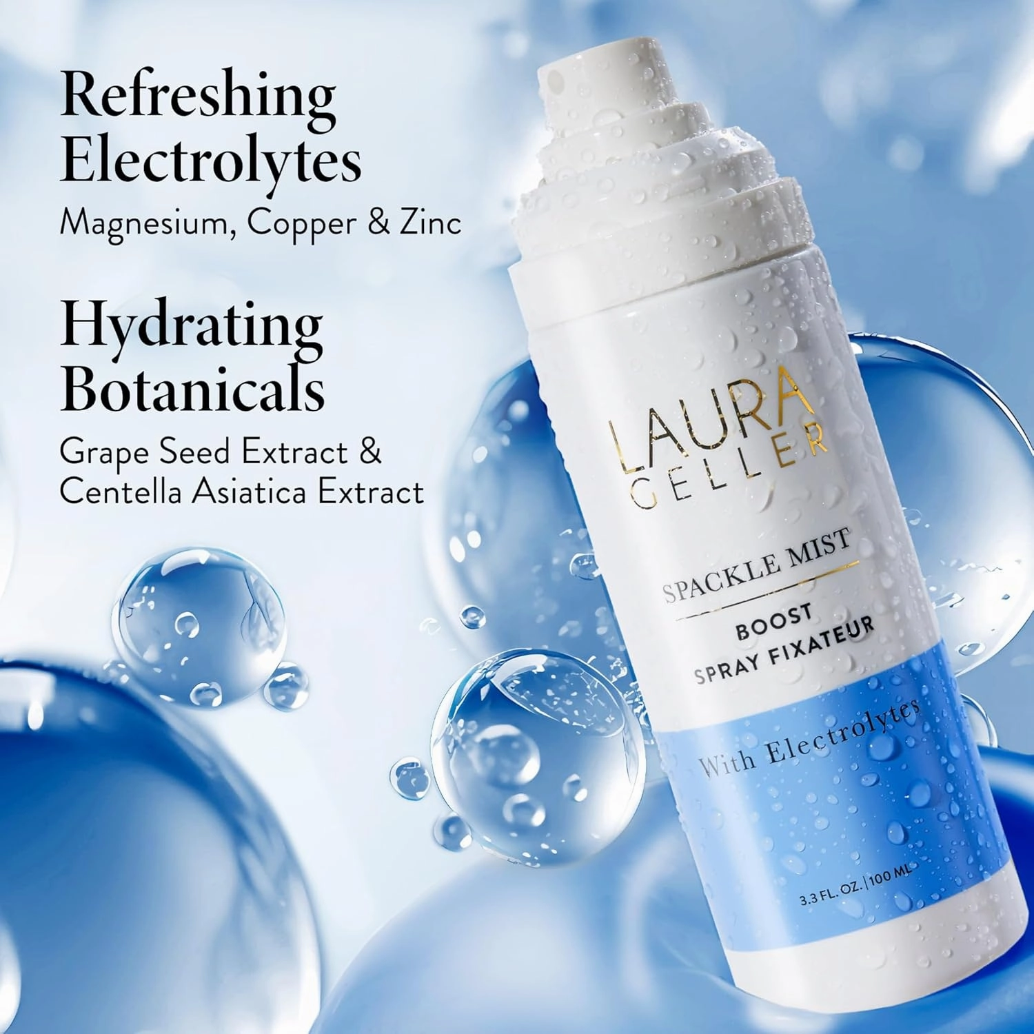 LAURA GELLER NEW YORK Prime-n-Set Duo: Spackle Primer   Spackle Mist Boost Setting Spray with Electrolytes (02 Bronze Glow   Electrolytes, 5.0 Fl Oz)