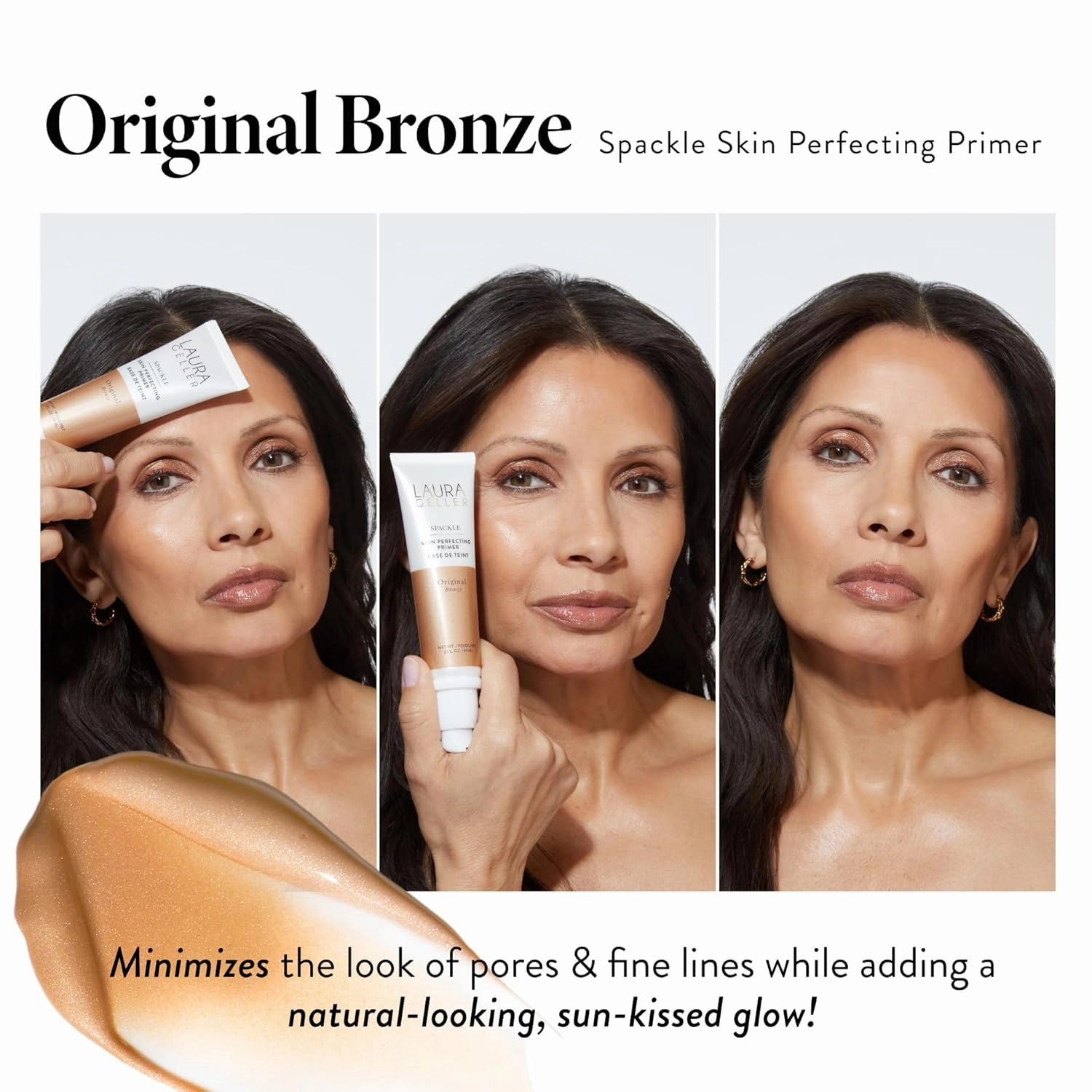 LAURA GELLER NEW YORK Prime-n-Set Duo: Spackle Primer   Spackle Mist Boost Setting Spray with Electrolytes (02 Bronze Glow   Electrolytes, 5.0 Fl Oz)