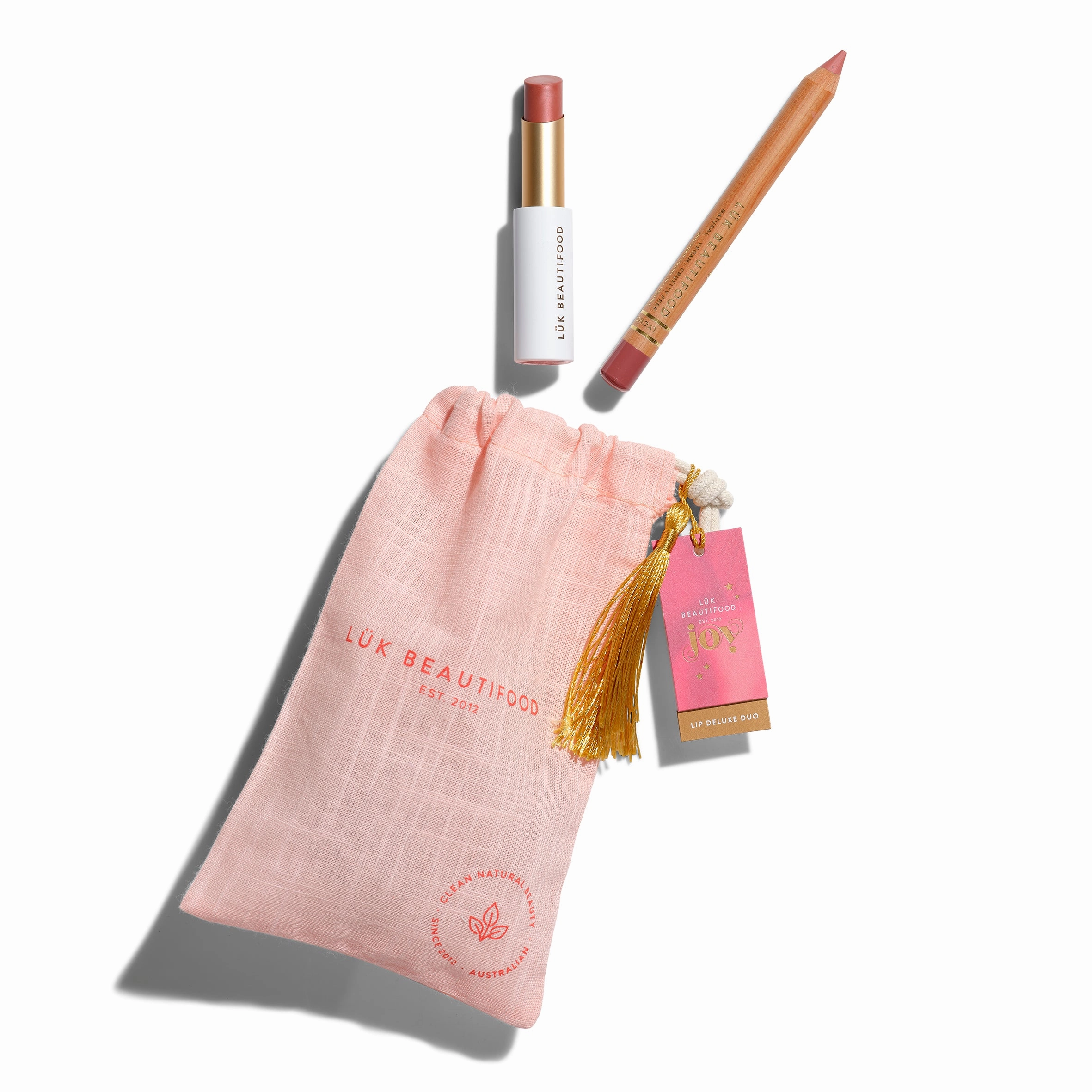 Lip Duo Delux Pouch – Nude Rose