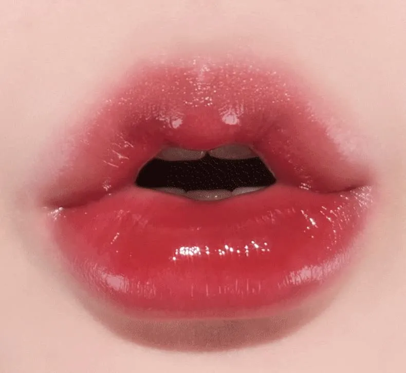 Lizda Glow fit Water tint Mulchak Tint 4.3g 8 Colors ABG style Korean makeup K-beauty K-lip tint MLBB Douyin makeup (#2 Fig Red)