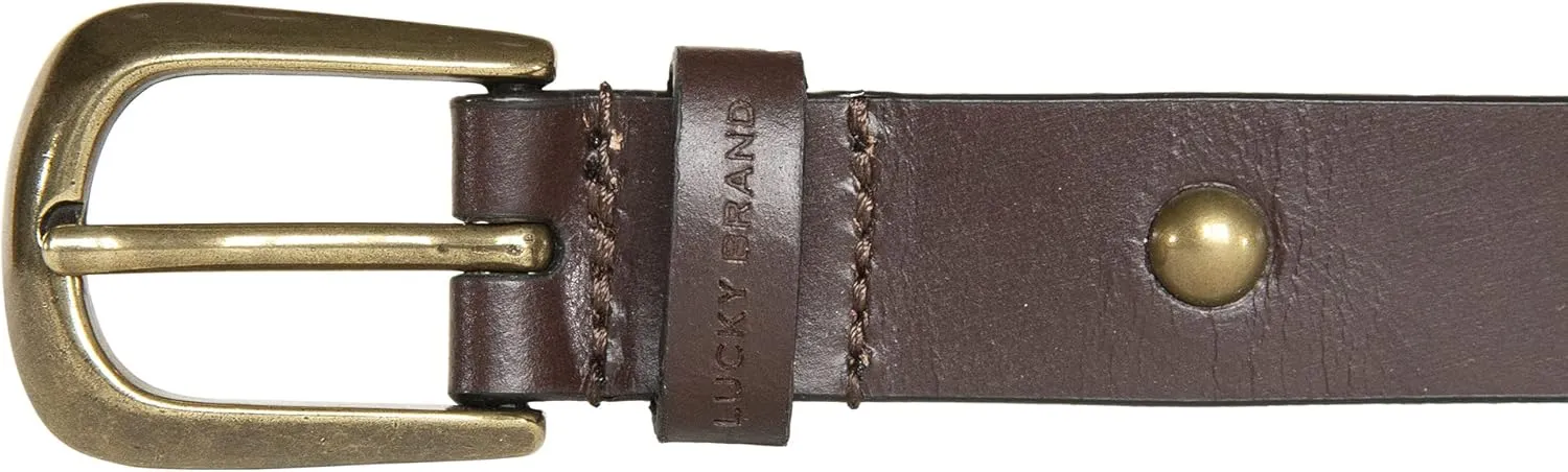 Lucky Brand Women's Leather Bold Fashion Statement Belts