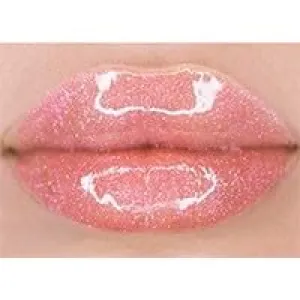 Luxurious Lip Gloss, Long-lasting Waterproof Formula, Gold Crown Design, 1 Fl Oz (Gloss Glitter Pink)