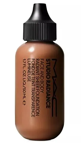 M.A.C. STUDIO RADIANCE FACE AND BODY RADIANT SHEER FOUNDATION W5 1.70 Fl Oz (Pack of 1)