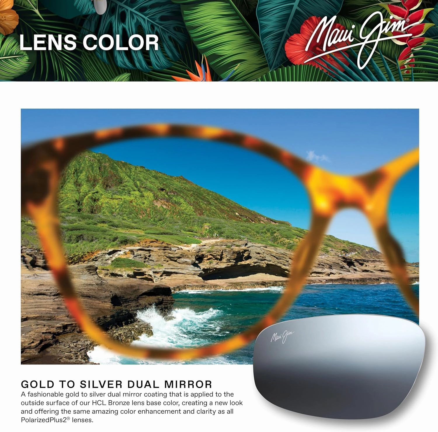 Maui Jim Rooftops Square Sunglasses
