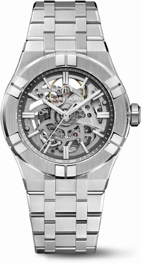 Maurice Lacroix Aikon Automatic Skeleton Watch | 39mm | Silver | AI6007-SS002-030-1