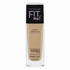 Maybelline Fit Me Dewy & Smooth Luminous Liquid Foundation - 210 Sandy Beige