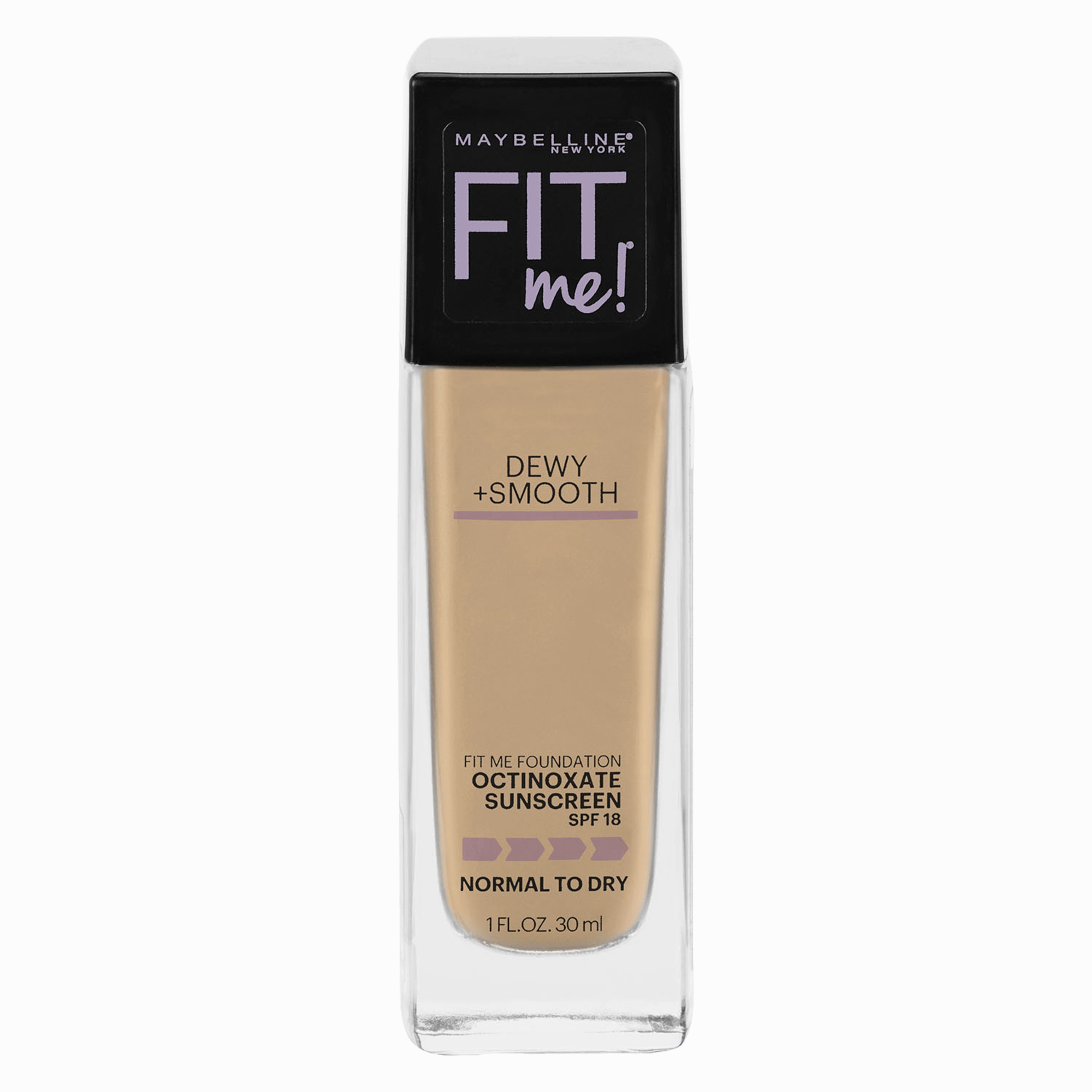 Maybelline Fit Me Dewy & Smooth Luminous Liquid Foundation - 210 Sandy Beige