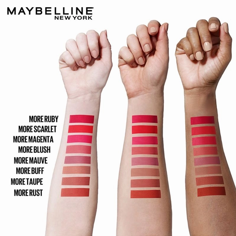 Maybelline New York Color Sensational Ultimattes Lipstick - More Ruby