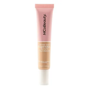 MCoBeauty Super Glow Sheer TINT Serum Foundation 0.5-2, Ultra-Invisible, Skin Perfecting, Lightweight, with Kiwi Fruit Extract and Shea Butter, Vegan, Cruelty Free Cosmetics