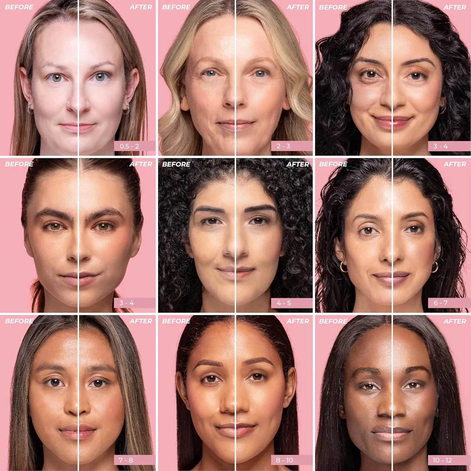 MCoBeauty Super Glow Sheer TINT Serum Foundation 5-6, Ultra-Invisible, Skin Perfecting, Lightweight, with Kiwi Fruit Extract and Shea Butter, Vegan, Cruelty Free Cosmetics