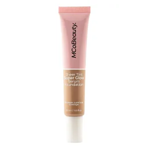 MCoBeauty Super Glow Sheer TINT Serum Foundation 5-6, Ultra-Invisible, Skin Perfecting, Lightweight, with Kiwi Fruit Extract and Shea Butter, Vegan, Cruelty Free Cosmetics