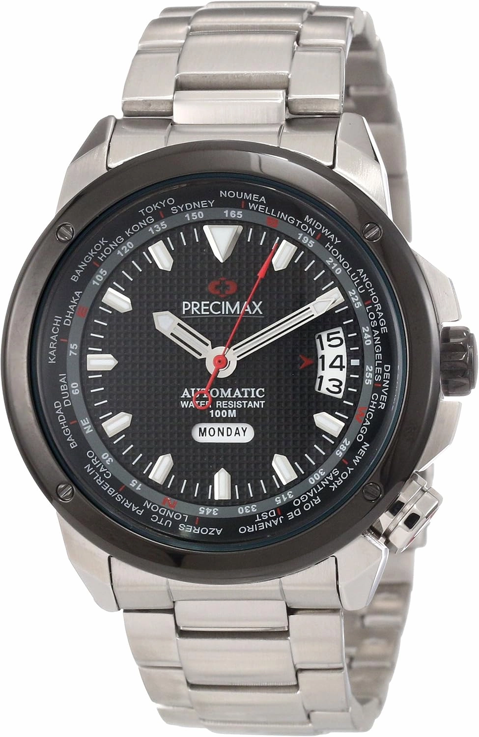 Men's PX12099 Tour Automatic GMT Black Dial Watch