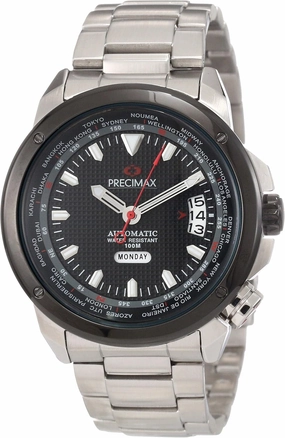 Men's PX12099 Tour Automatic GMT Black Dial Watch