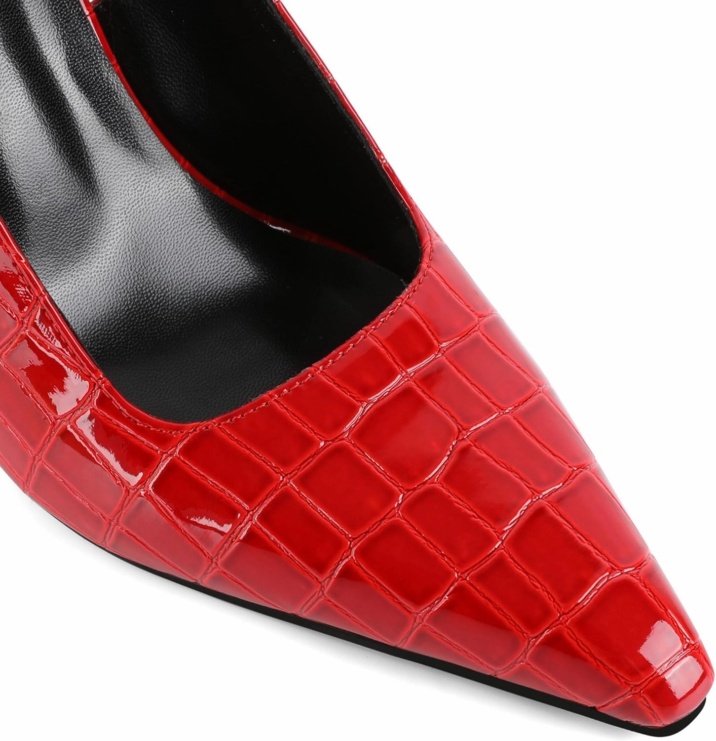 Mettesally Sling Back Heels Women High Heels Closed Toe Gold Heels Pumps Metal Buckle Shoes 4 Inch