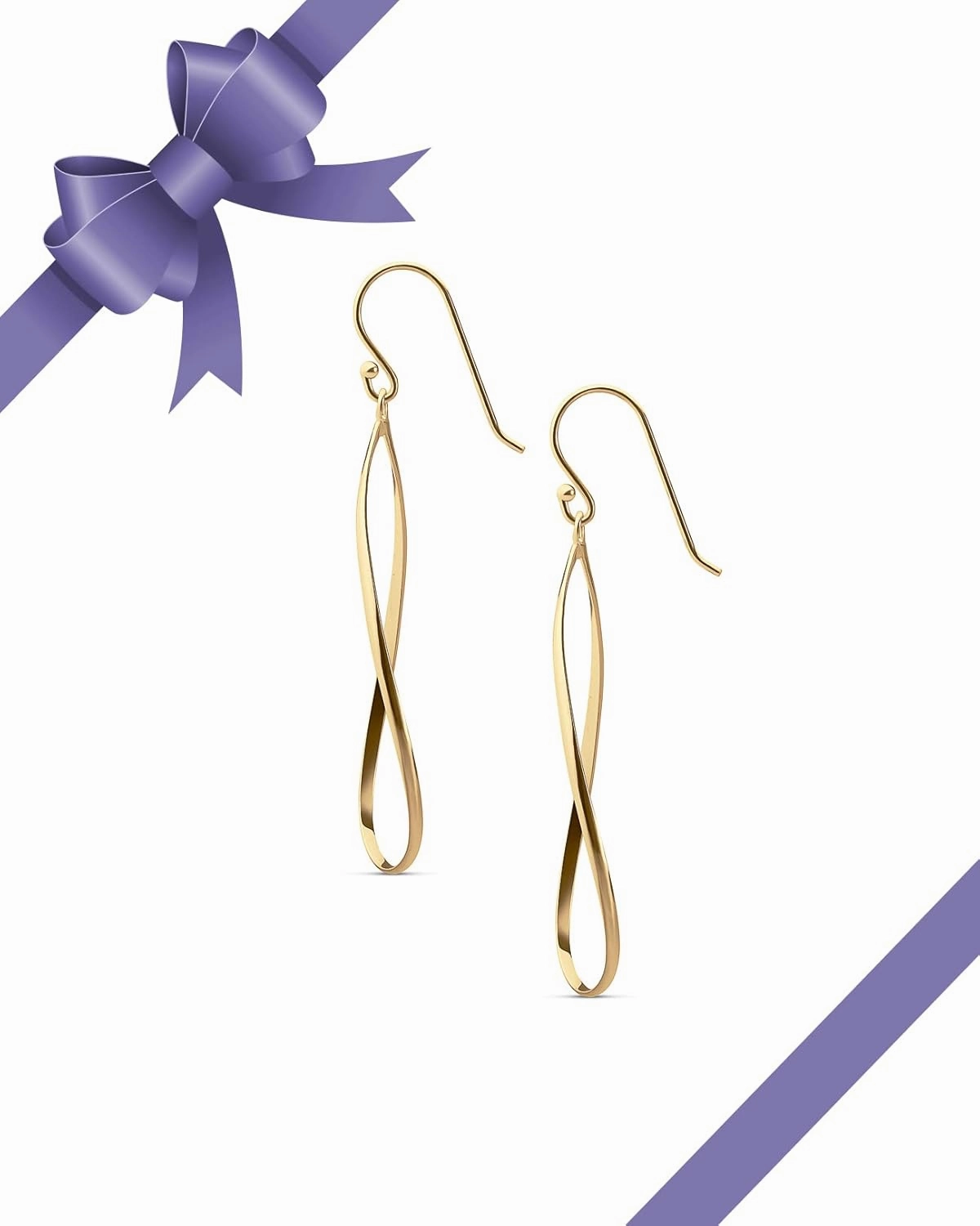 MILLA Teardrop Earrings - Designer Silver Statement Earrings or Gold Dangle Earrings for Women Trendy Upscale Dangly Earrings