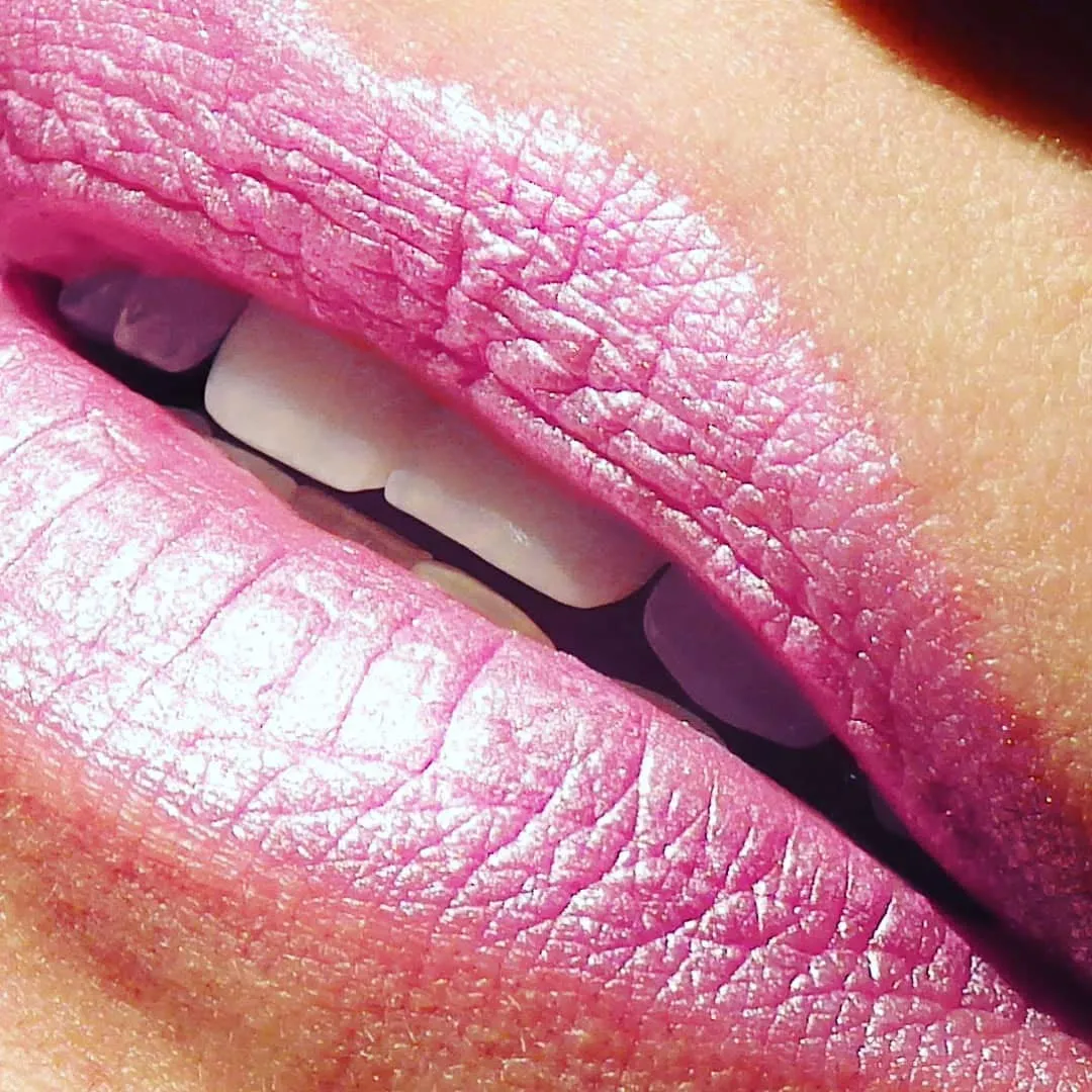 MODE Lustre Lipstick Frost 66 Ultra Frosty Baby Pink Frosted Pearl Hydrating Pigment Rich Creamy Lip Color, Nourishing Natural Skincare Fruit Oils, Organic Shea Butter, Made in USA