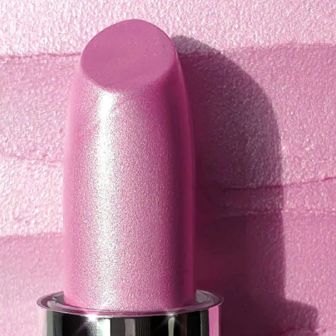 MODE Lustre Lipstick Frost 66 Ultra Frosty Baby Pink Frosted Pearl Hydrating Pigment Rich Creamy Lip Color, Nourishing Natural Skincare Fruit Oils, Organic Shea Butter, Made in USA