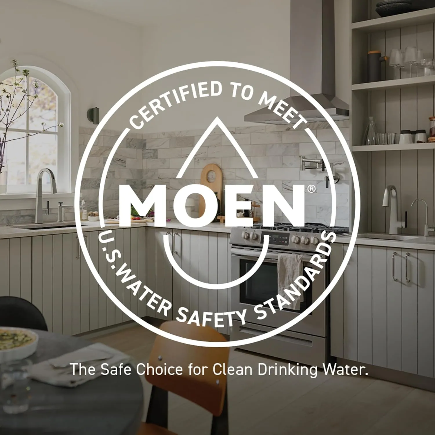 Moen 6190BG Align One Handle Modern Bathroom Faucet with Drain Assembly and Optional Deckplate, Brushed Gold