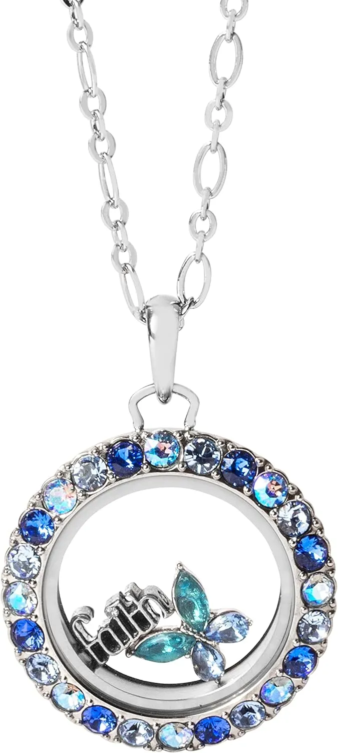 Mom, Forget-Me-Not & Faith Living Locket Sets