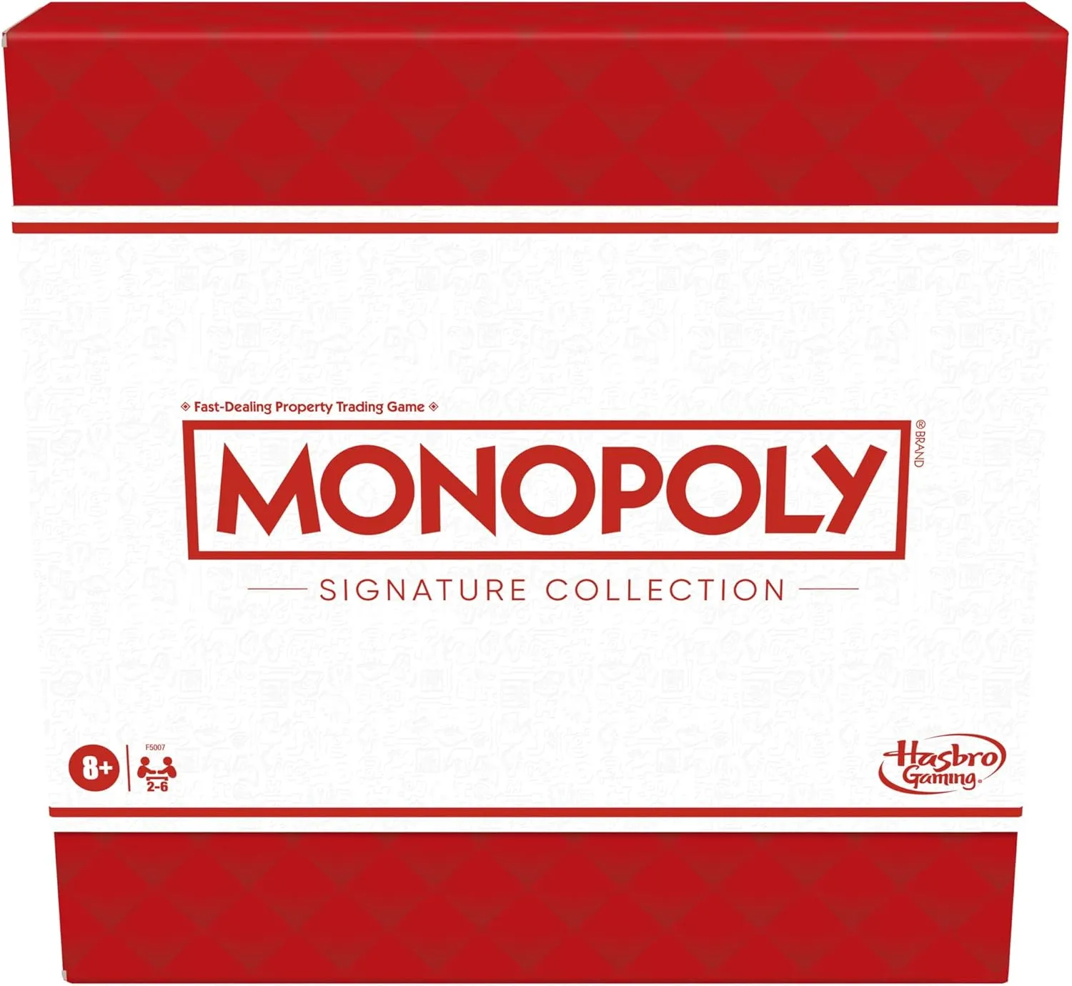Monopoly Signature Collection Family Board Game for 2 to 6 Players, Premium Packaging and Components, in-Box Storage, Family Game for Ages 8 