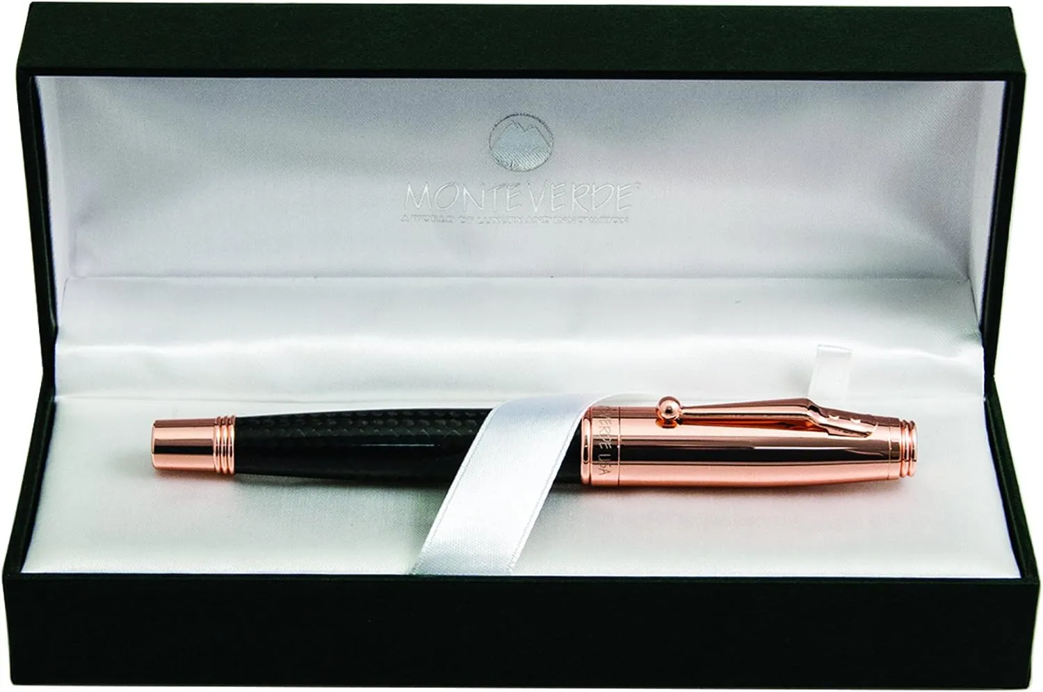 Monteverde Invincia Rose Gold Fountain Pen, Broad Nib (MV40062B)